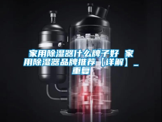 行业资讯家用除湿器什么牌子好 家用除湿器品牌推荐【详解】_重复