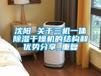 行业资讯沈阳 关于三机一体除湿干燥机的结构和优势分享_重复