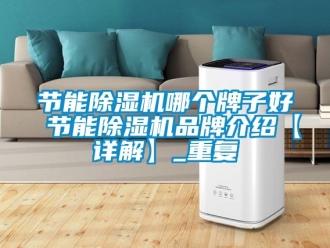 企业动态节能除湿机哪个牌子好 节能除湿机品牌介绍【详解】_重复