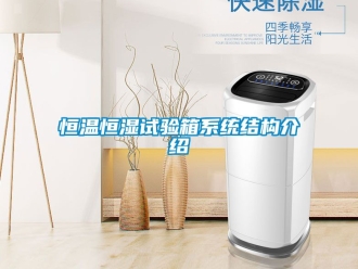 知识百科恒温恒湿试验箱系统结构介绍