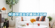 恒温恒湿交变循环试验箱