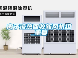 企业动态离子液热回收新风机组_重复