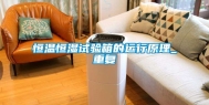 恒温恒湿试验箱的运行原理_重复