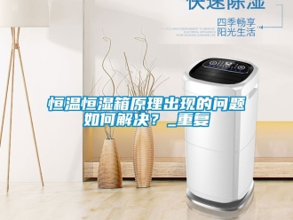 知识百科恒温恒湿箱原理出现的问题如何解决？_重复