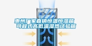 惠州厂家直销恒温恒湿箱 可程式高低温湿热试验箱