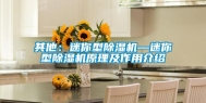 其他：迷你型除湿机—迷你型除湿机原理及作用介绍