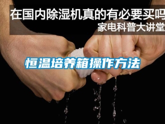 知识百科恒温培养箱操作方法