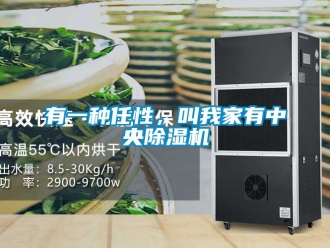 行业资讯有一种任性，叫我家有中央除湿机
