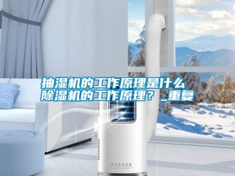 企业动态抽湿机的工作原理是什么 除湿机的工作原理？_重复