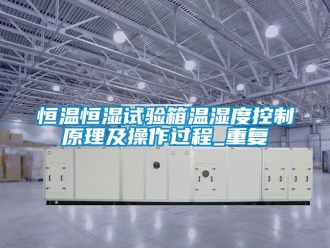 知识百科恒温恒湿试验箱温湿度控制原理及操作过程_重复