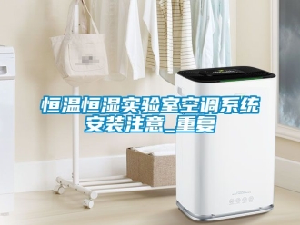 知识百科恒温恒湿实验室空调系统安装注意_重复