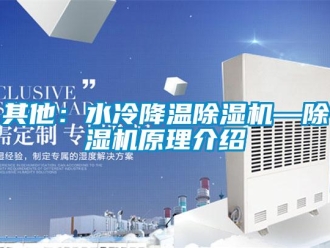 行业资讯其他：水冷降温除湿机—除湿机原理介绍