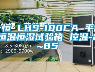 知识百科一恒 LHS-100CA 平衡式恒温恒湿试验箱 控温-20~85℃