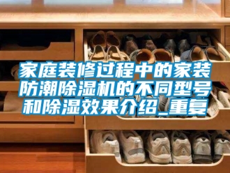 行业资讯家庭装修过程中的家装防潮除湿机的不同型号和除湿效果介绍_重复