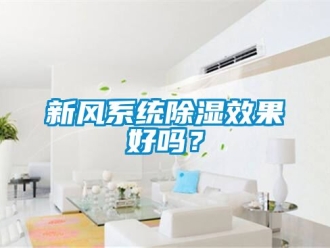 行业资讯新风系统除湿效果好吗？