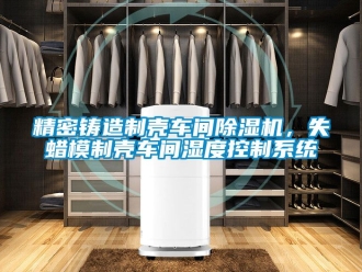 企业动态精密铸造制壳车间除湿机，失蜡模制壳车间湿度控制系统
