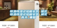 恒温恒湿试验箱安装 湖北恒温恒湿试验箱安装 湖北高天_重复