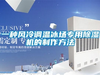 行业资讯一种风冷调温冰场专用除湿机的制作方法