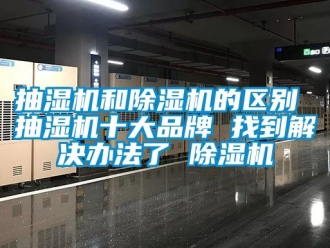 企业动态抽湿机和除湿机的区别 抽湿机十大品牌 找到解决办法了 除湿机
