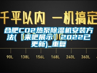 行业资讯合肥CO2热泵除湿机安装方法(【来吧展示】2022已更新)_重复