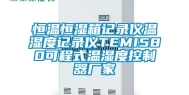 恒温恒湿箱记录仪温湿度记录仪TEMI580可程式温湿度控制器厂家