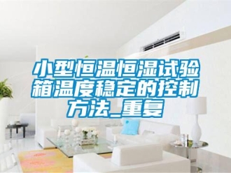 知识百科小型恒温恒湿试验箱温度稳定的控制方法_重复