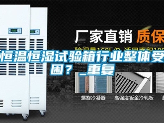 知识百科恒温恒湿试验箱行业整体受困？_重复