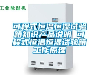 知识百科可程式恒温恒湿试验箱知识产品说明 可程式恒温恒湿试验箱工作原理