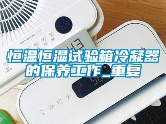 知识百科恒温恒湿试验箱冷凝器的保养工作_重复