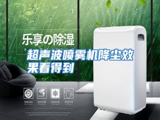 知识百科超声波喷雾机降尘效果看得到