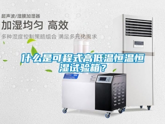 知识百科什么是可程式高低温恒温恒湿试验箱？