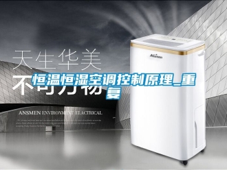 知识百科恒温恒湿空调控制原理_重复