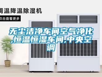 知识百科无尘洁净车间空气净化,恒温恒湿车间,中央空调