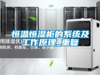 知识百科恒温恒湿柜的系统及工作原理_重复