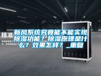 行业资讯新风系统究竟能不能实现除湿功能？除湿原理是什么？效果怎样？_重复