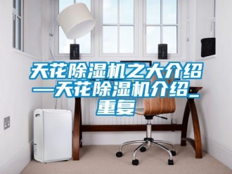 行业资讯天花除湿机之大介绍—天花除湿机介绍_重复