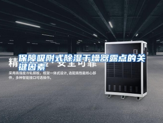 企业动态保障吸附式除湿干燥器露点的关键因素