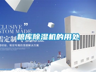 行业资讯粮库除湿机的用处