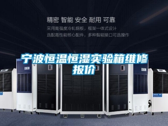 知识百科宁波恒温恒湿实验箱维修报价