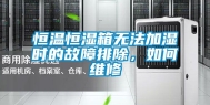 恒温恒湿箱无法加湿时的故障排除，如何维修