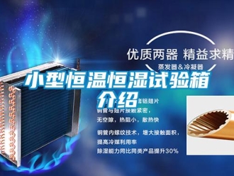 知识百科小型恒温恒湿试验箱介绍