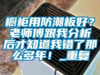 企业动态橱柜用防潮板好？老师傅跟我分析后才知道我错了那么多年！_重复