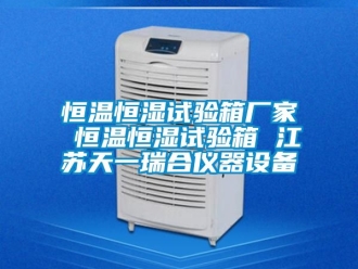 知识百科恒温恒湿试验箱厂家 恒温恒湿试验箱 江苏天一瑞合仪器设备