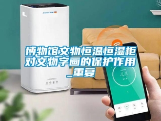 知识百科博物馆文物恒温恒湿柜对文物字画的保护作用_重复