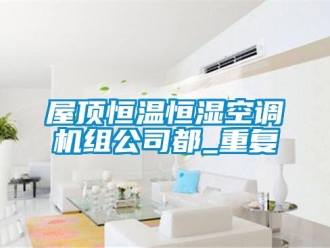 知识百科屋顶恒温恒湿空调机组公司都_重复