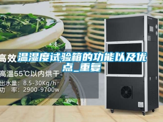 企业动态温湿度试验箱的功能以及优点_重复