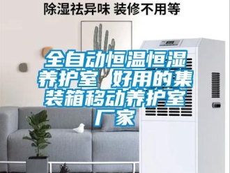 知识百科全自动恒温恒湿养护室 好用的集装箱移动养护室厂家