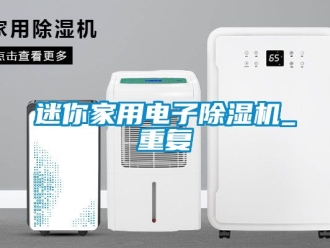 行业资讯迷你家用电子除湿机_重复