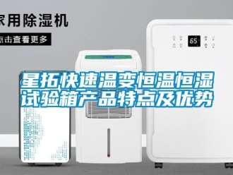知识百科星拓快速温变恒温恒湿试验箱产品特点及优势