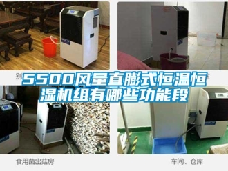常见问题5500风量直膨式恒温恒湿机组有哪些功能段